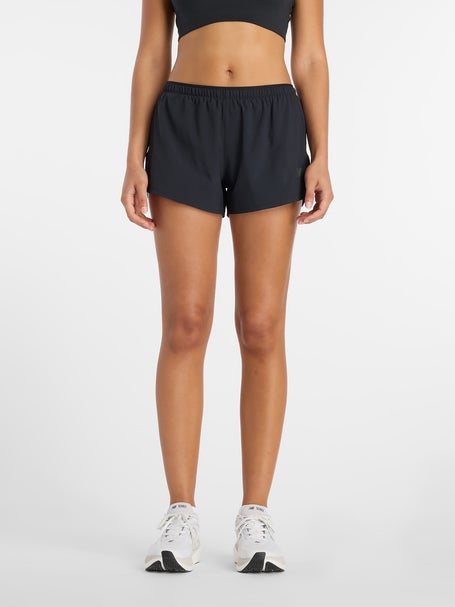 New Balance Womens Run Essentials Short 3 Black