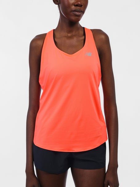 New Balance Womens RC Race Day Singlet Urgent Red