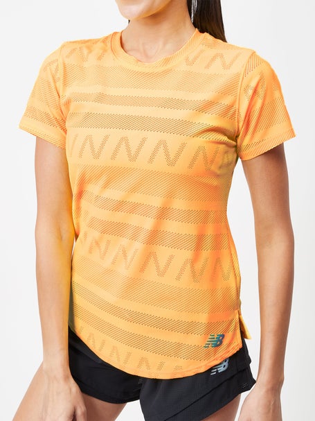 New Balance Womens Q Speed Fuel Jacquard Short Sleeve