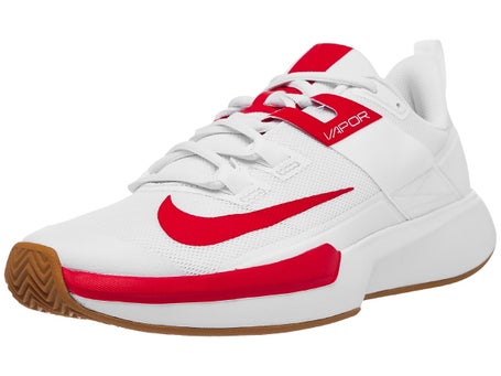NikeCourt Vapor Lite CLAY White/Red Mens Shoe