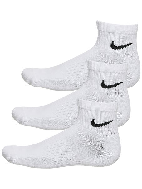 Nike Dri-Fit Everyday Ankle Sock 3-Pack White/Black