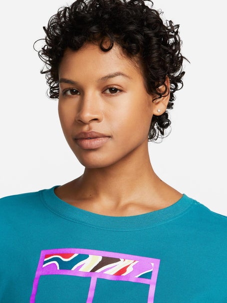 Nike Womens Melbourne Slam Crop Long Sleeve
