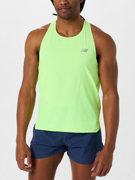 New Balance Mens Ultra Light Singlet Afterglow