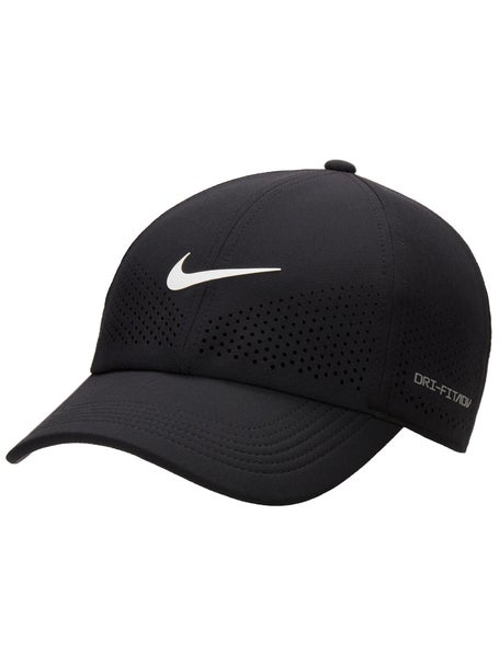 Nike Men's Advantage Swoosh Hat - Black - Medium/Large | Tennis Only
