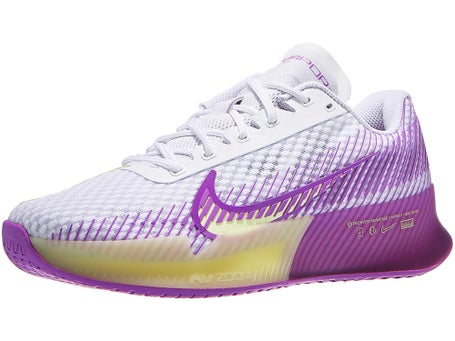 Nike Zoom Vapor 11 Wht/Citron/Fuchsia Womens Shoe