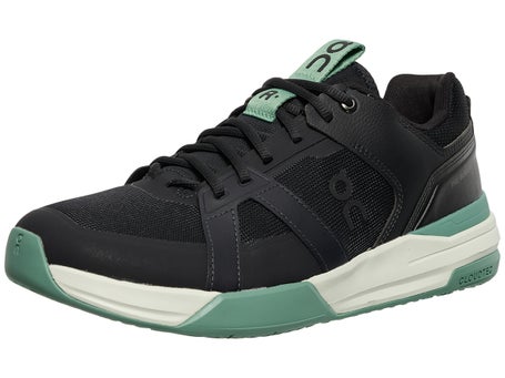 ON The Roger Clubhouse Pro Black/Green Mens Shoe