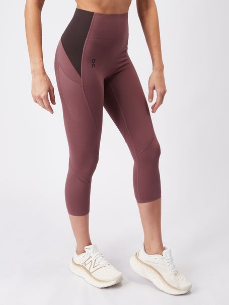 ON Womens Movement 3/4 Tights Cherry  Ox