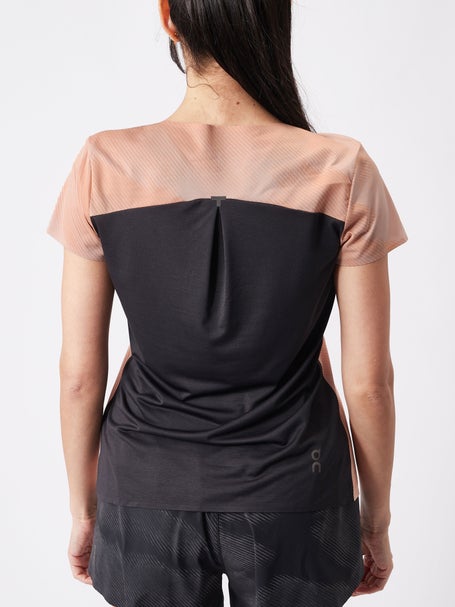 ON Womens Performance-T Lumos Woodrose  Black