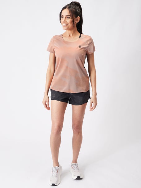 ON Womens Performance-T Lumos Woodrose  Black