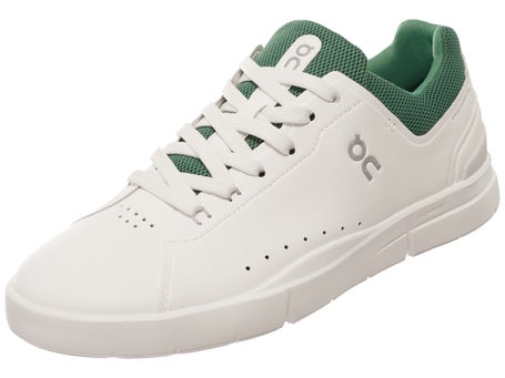 On The Roger Advantage White/Green Mens Shoe