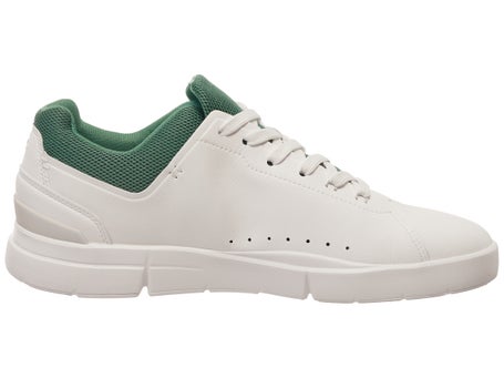On The Roger Advantage White/Green Mens Shoe