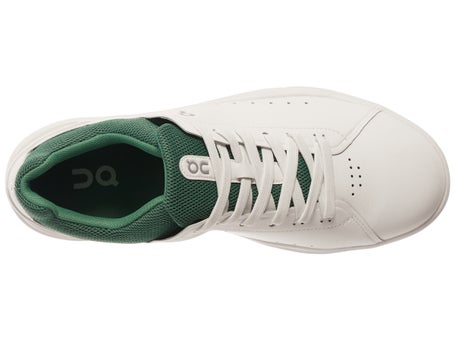 On The Roger Advantage White/Green Mens Shoe