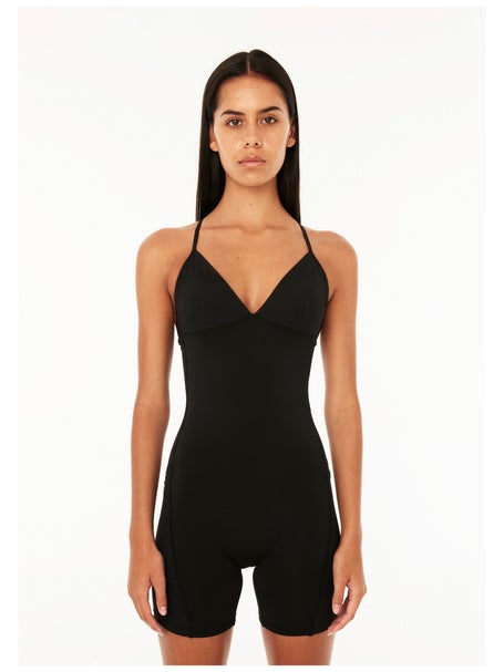 P.E Nation Womens Freestyle Bodysuit in Black