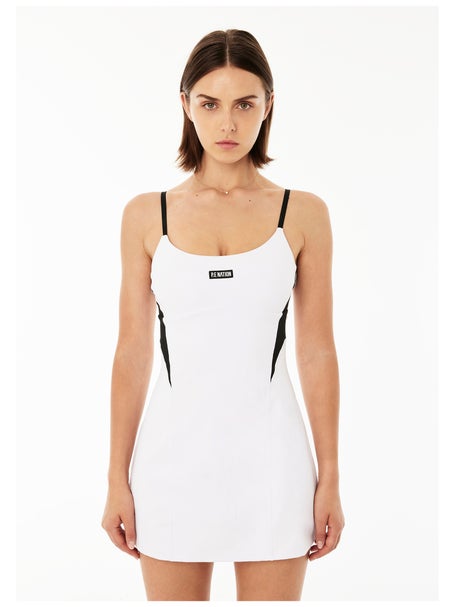 P.E Nation Womens Vanderbuilt Dress in Optic White