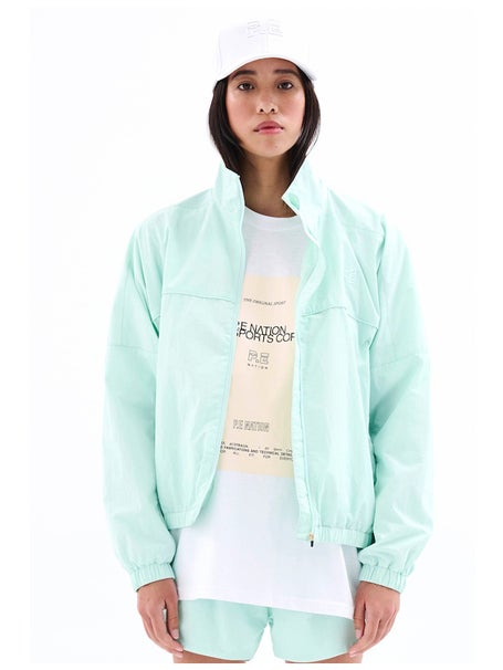 P.E Nation Womens Redline Jacket in Aqua