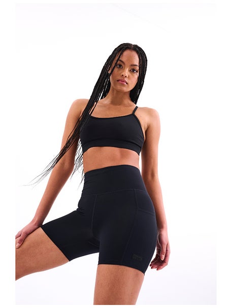 P.E Nation Womens Reform Sports Bra in Black