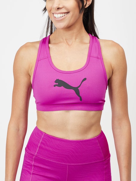 Puma Womens Mid Impact 4Keeps Bra Deep Orchid