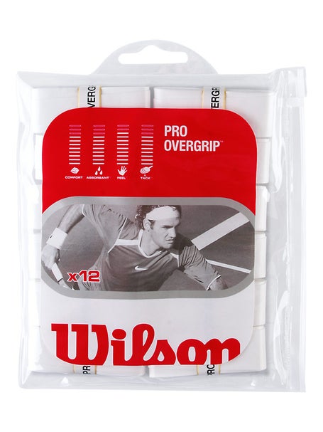Wilson Pro Overgrip Padel 12 Pack White