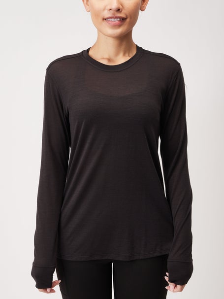 Patagonia Womens LS Capilene Cool Merino Shirt Black