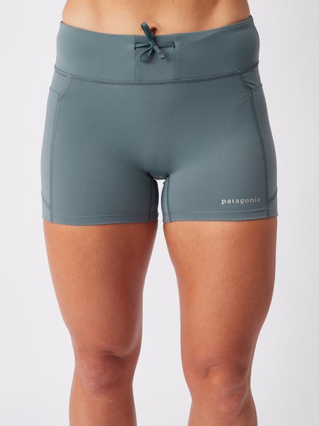 Patagonia Womens Endless Run Shorts Plume Grey