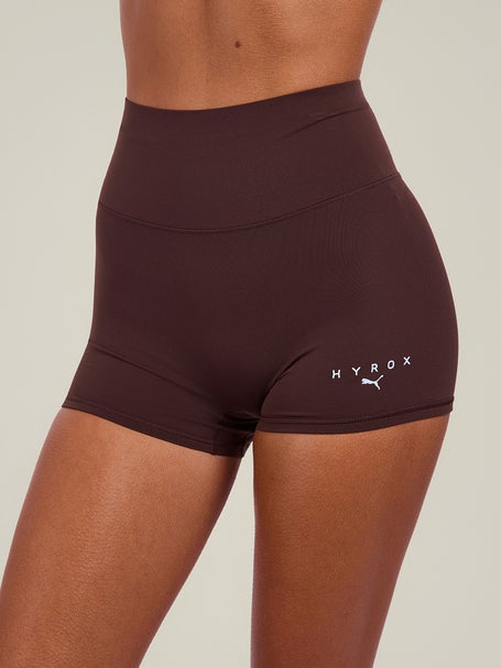 Puma Womens Hyrox Shapeluxe 3 Short Chocolate Brown