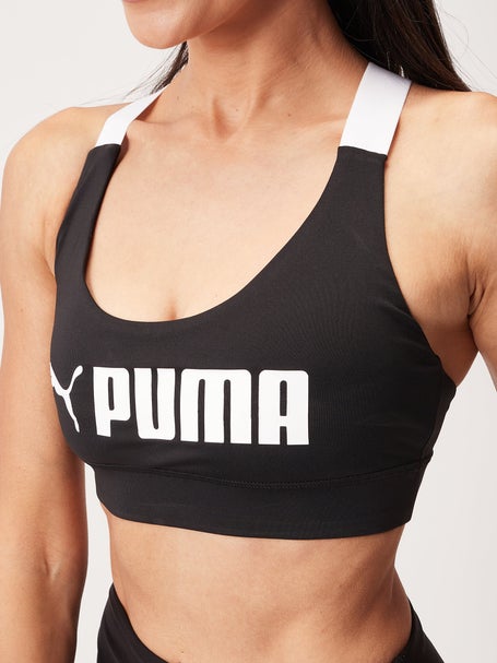 Workout Bra Puma Mid Impact Feel It Bra Puma Women's Mid Impact