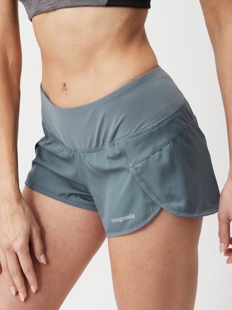 Patagonia Women's Strider Shorts Plume Grey Tennis Only