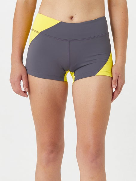 rabbit Women's First Place 2.5 Short Blk Pearl/Yellow