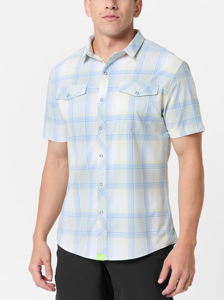rabbit Mens High Country Short Sleeve High Rise Plaid