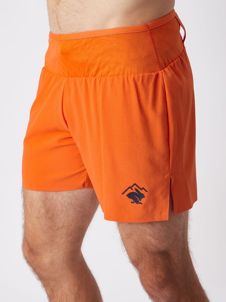 rabbit Mens Shredders 5 Short Red Orange