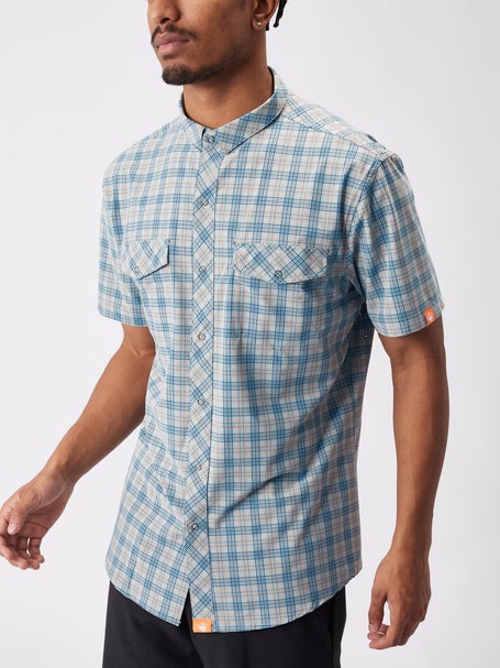 rabbit Mens High Country Short Sleeve All Aboard Plaid