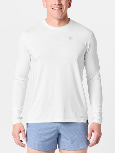rabbit Mens UPF Long Sleeve Tee Snow White