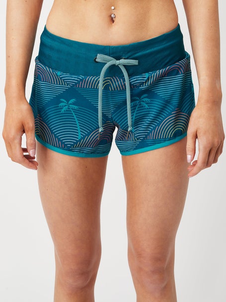 rabbit Womens Surf N Turf 2.5 Short Blue Coral