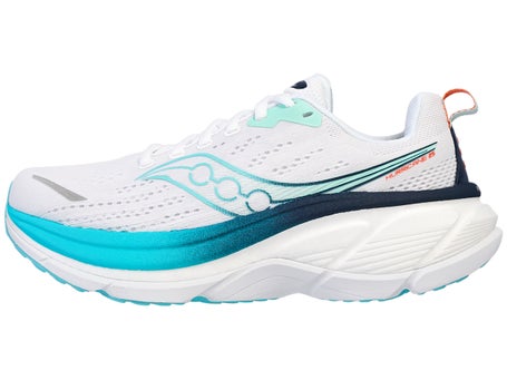Saucony Hurricane 25\Womens Shoes\White/Navy