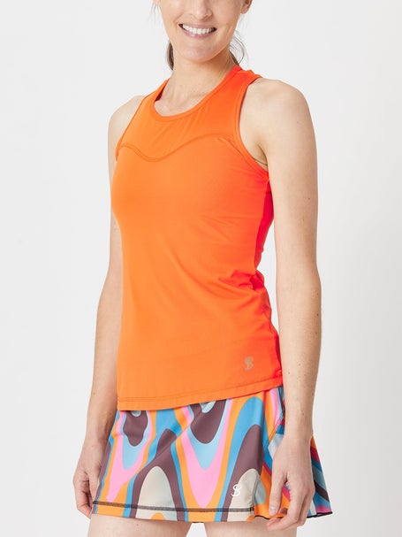 Sofibella Womens Bella Lite Racerback Tank - Sunset