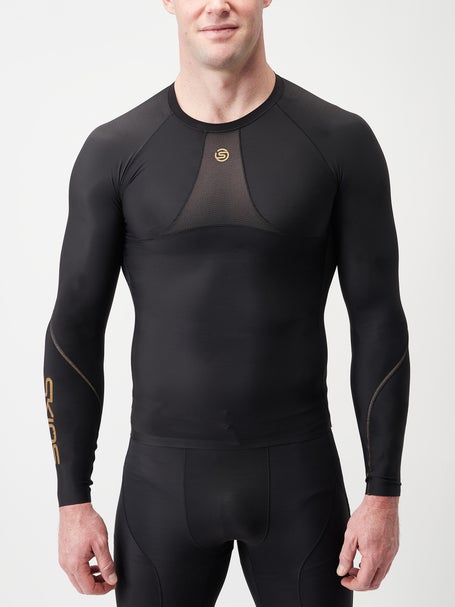 Skins A400 Mens Compression Short Sleeve Top (Black), Skins