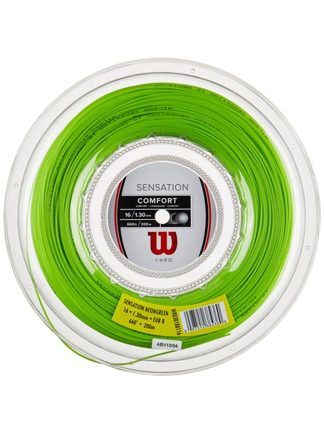 Wilson Sensation 1.30/16G String Reel Green - 200m