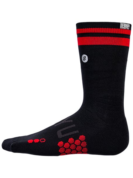 SHYU Racing Crew Socks Black/Red/Red