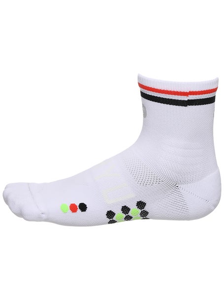 SHYU Racing Quarter Socks White/Red/Black