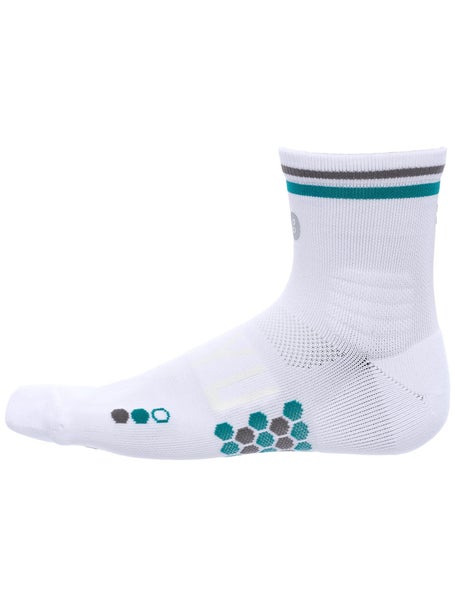 SHYU Racing Quarter Socks White/Teal/Carbon