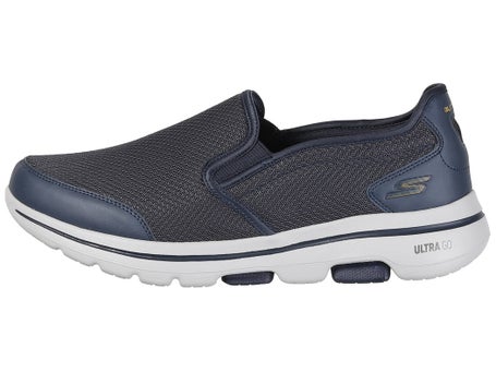 Skechers Go Walk 5\Mens Shoes\Navy/Grey