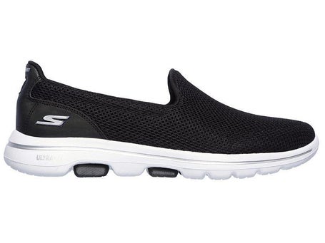 Skechers Go Walk 5\Womens Shoes\Black/White