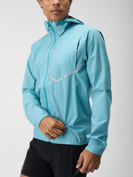 Salomon Mens Bonatti Trail Jacket Peacock Blue