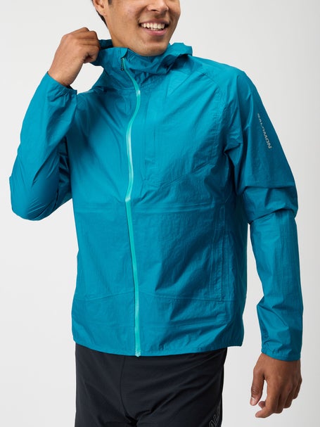 Salomon Mens Bonatti Waterproof Jacket Tahitian Tide