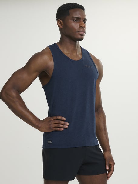 Saucony Mens Stopwatch Singlet Navy