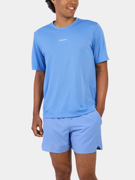 Salomon Mens SHKout Short Sleeve Tee Ultramarine