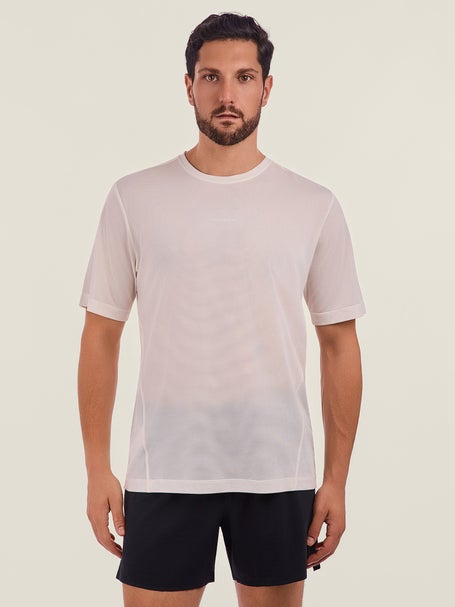 Salomon Mens SHKout Short Sleeve Tee Whisper White
