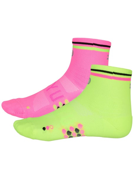 SHYU Racing Quarter Socks Rhubarb/Custard/Black
