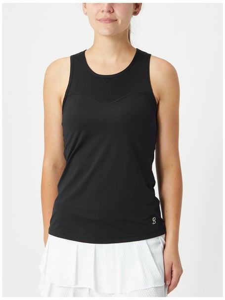 Sofibella Womens Bella Lite Racerback Tank - Black