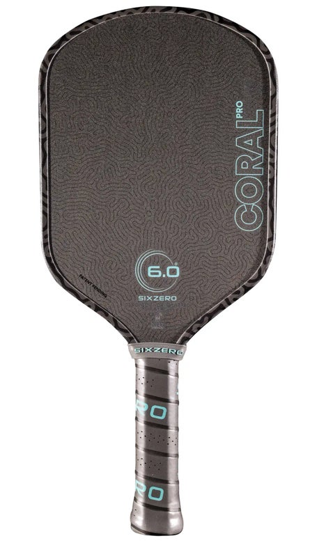Six Zero Coral Pro Elongated Pickleball Paddle